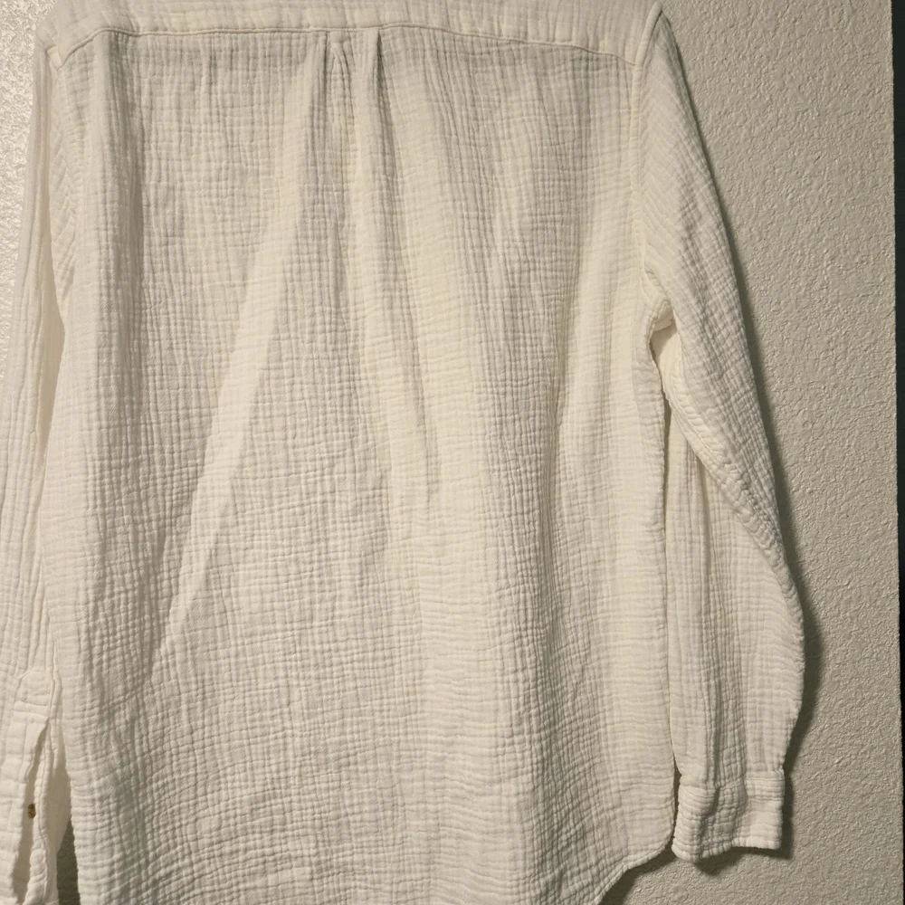 J. Crew White Textured Shirt - Picture 8 of 8
